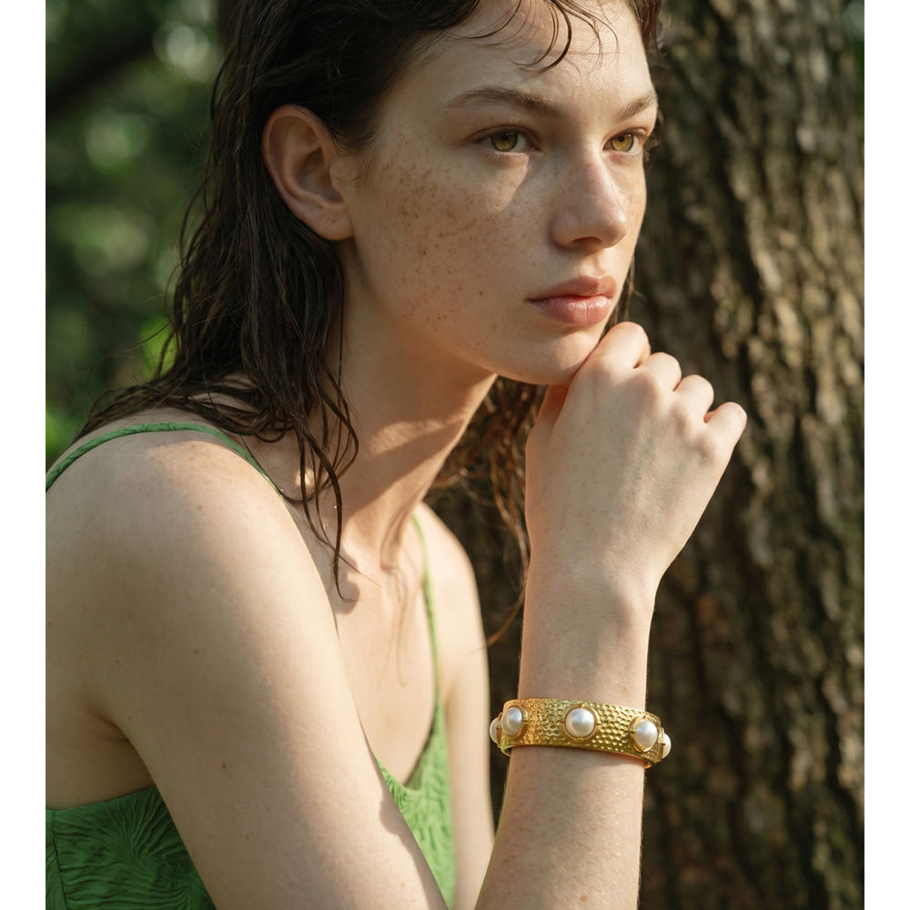 Pearl Haven Cuff Bracelet