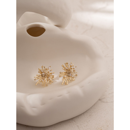 Celeste Starburst Stud Earrings