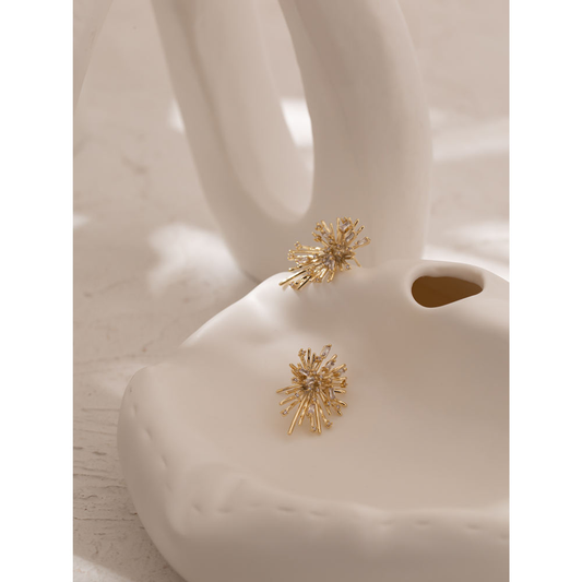 Celeste Starburst Stud Earrings