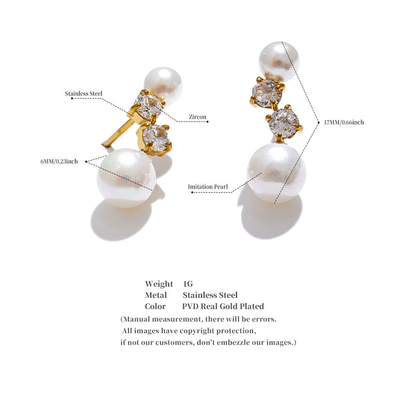 Aurielle Pearl Earrings