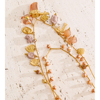Blush Oasis Charm Necklace