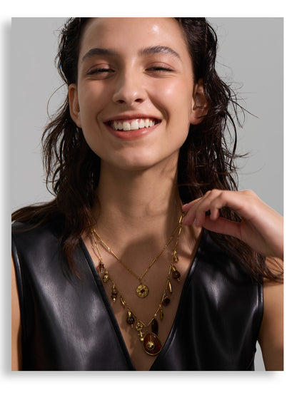 The Bazaar Tiered Talisman Necklace