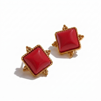 Fleur D’Ivoire Petal Studs