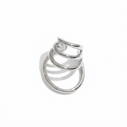 Multi-Band Gold Spiral Ear Cuff