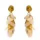 Ivory Cascade Statement Earrings
