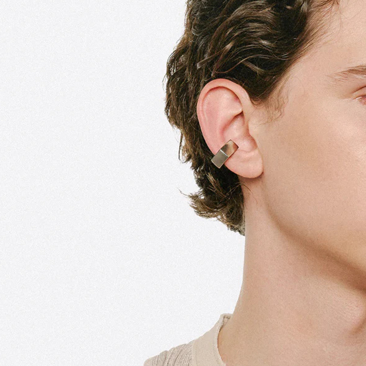 Chunky Square Ear Cuff