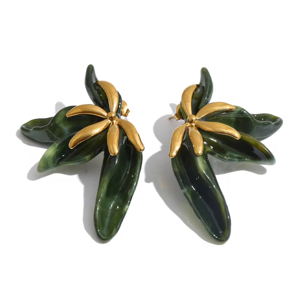 Floral Canopy Statement Earrings