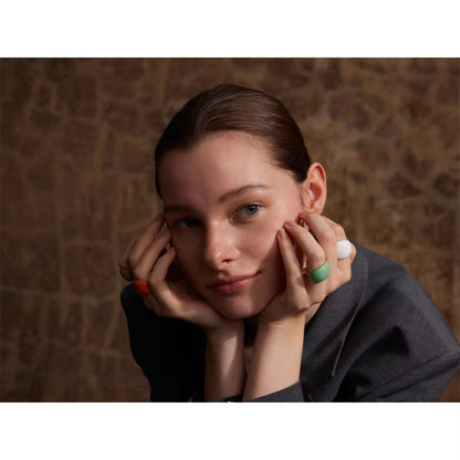Chunky Enamel Dome Statement Ring
