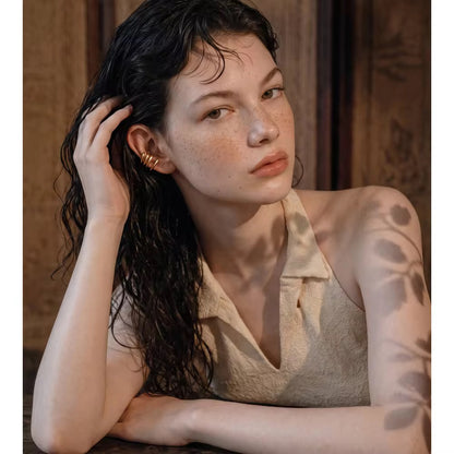 Multi-Band Gold Spiral Ear Cuff