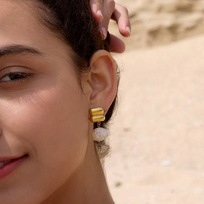 Chic Baroque Pearl Drop Earrings