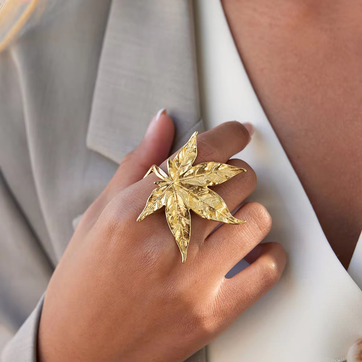 The Maple Majesty Statement Ring