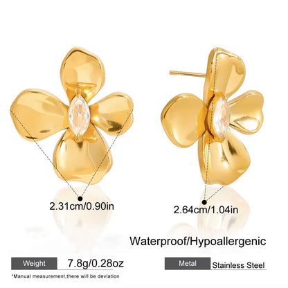 The Gilded Bloom Studs