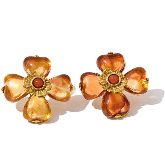 Petal Aura Bloom Studs