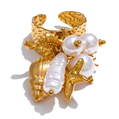 Ocean Treasure Charm Ring