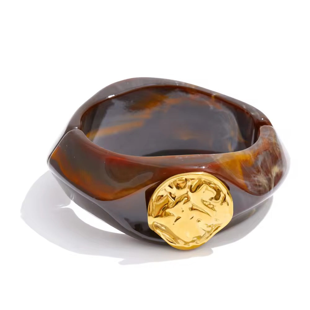 Amber Luxe Resin Bracelet