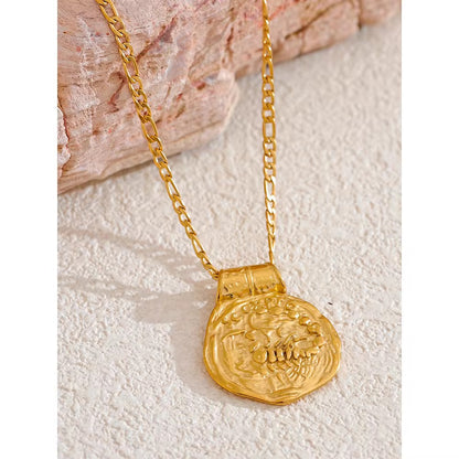 Scorpio Zodiac Coin Necklace