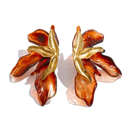 Petal Grace Statement Earrings