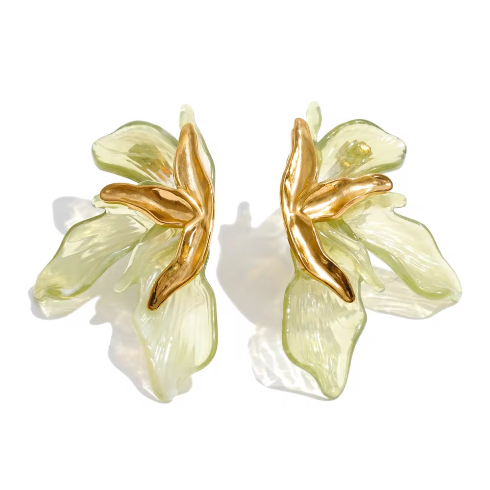 Petal Grace Statement Earrings