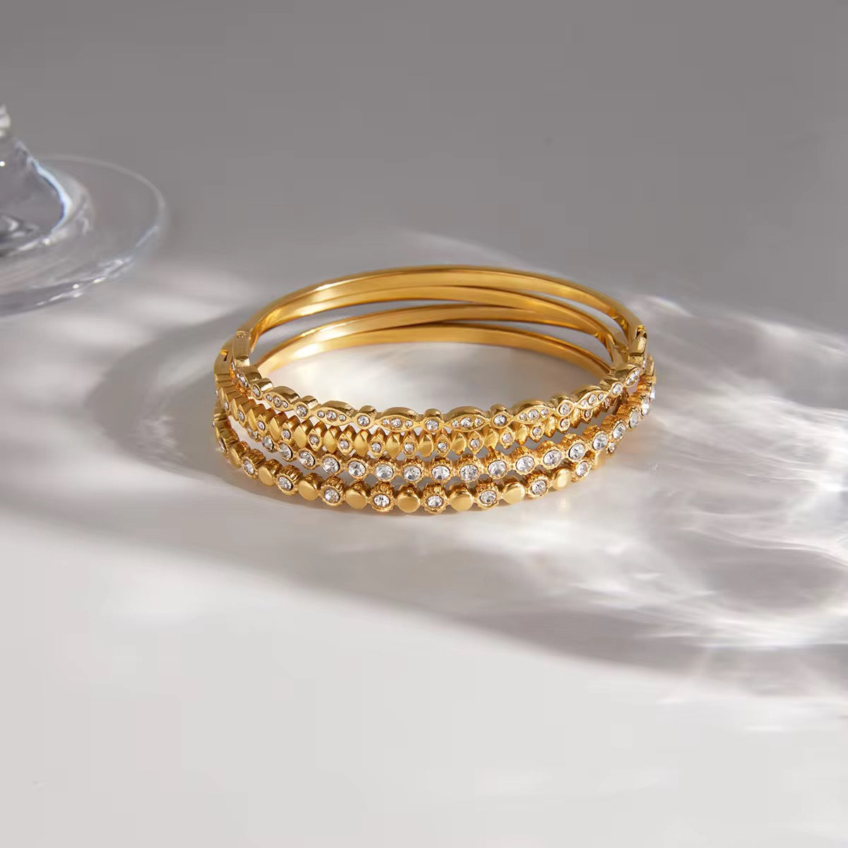 Celestia Crystal Bangle