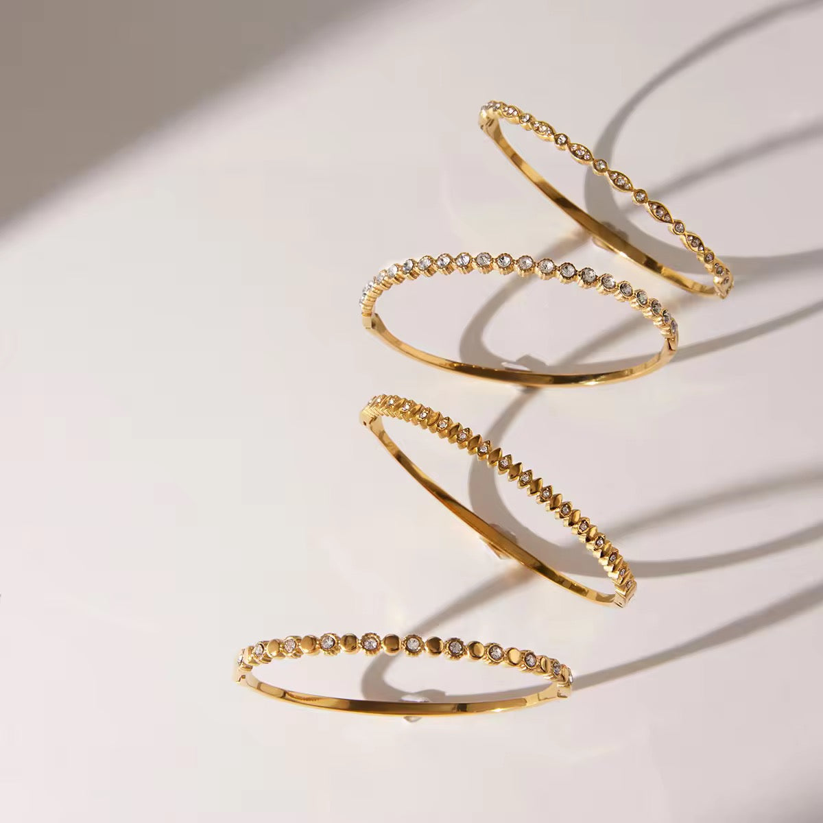 Celestia Crystal Bangle