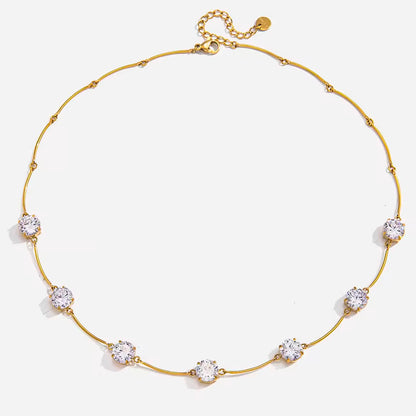 Solstice Tennis Necklace
