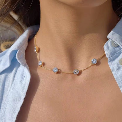 Solstice Tennis Necklace