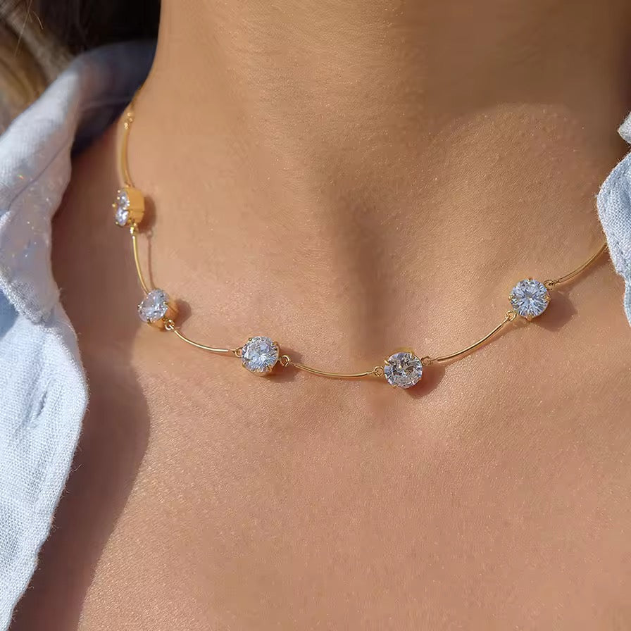 Solstice Tennis Necklace