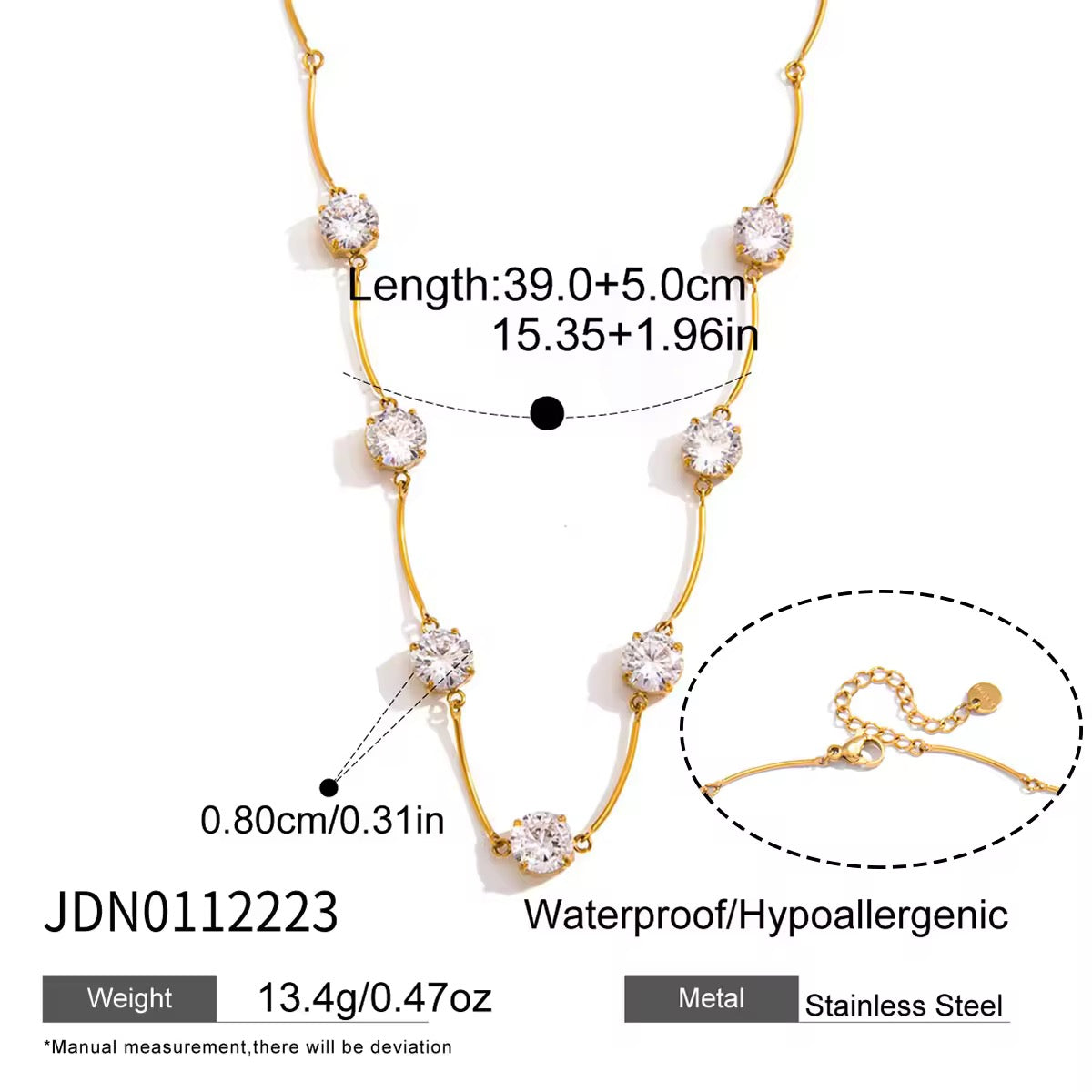 Solstice Tennis Necklace