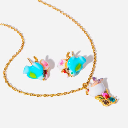 Snowbelle Bunny Necklace