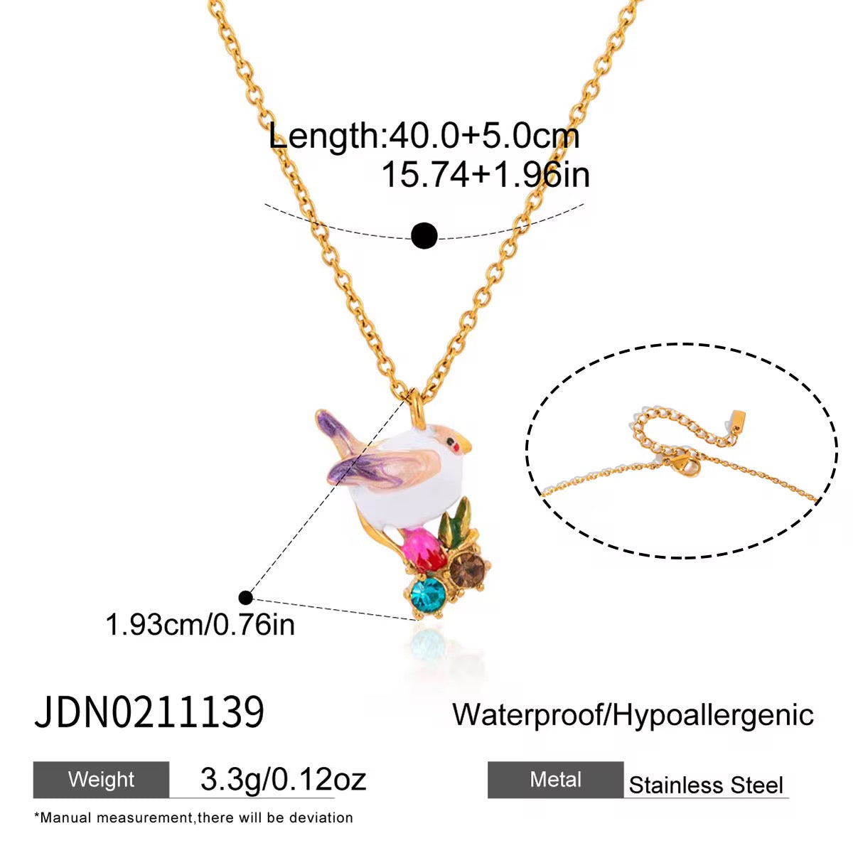 Snowbelle Bunny Necklace