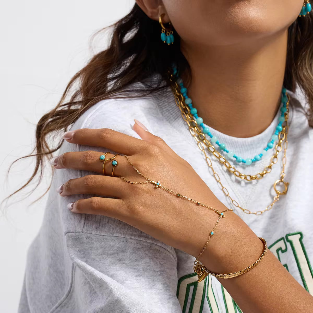 Turia Hand Chain Bracelet
