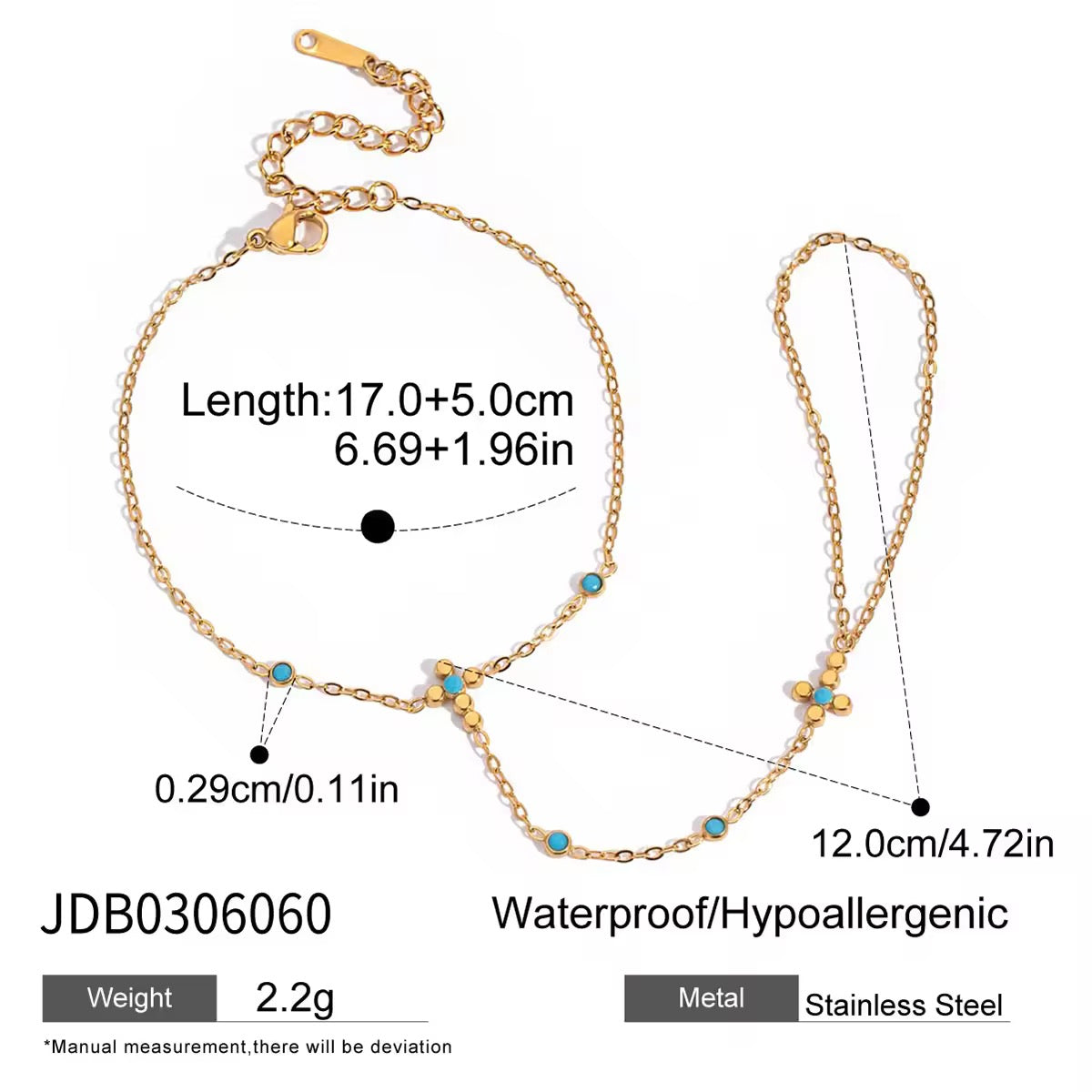 Turia Hand Chain Bracelet