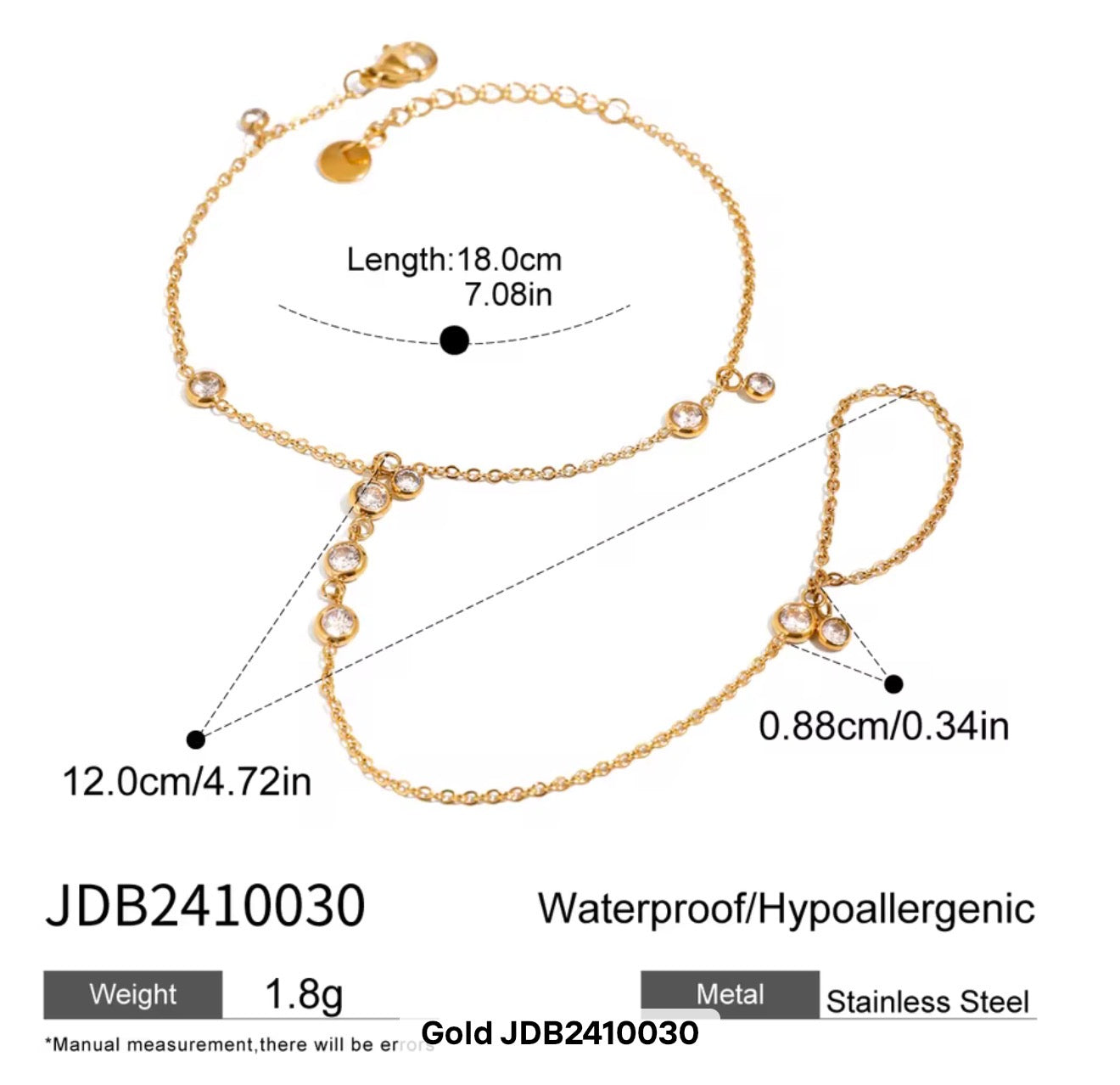 Turia Hand Chain Bracelet