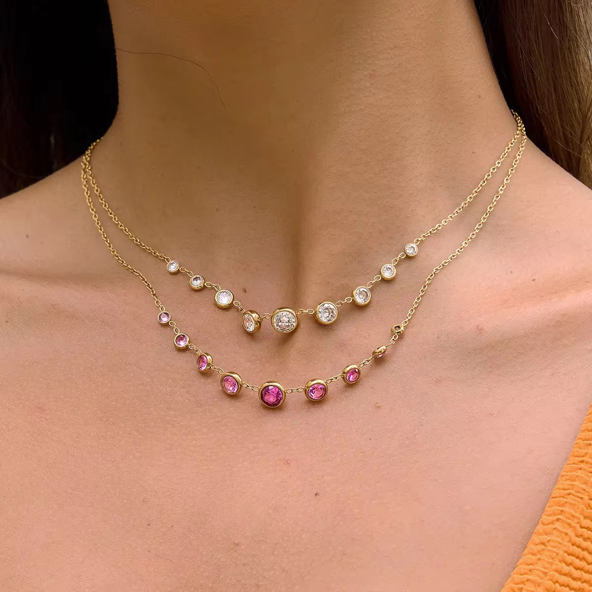 Rose Cascade Necklace