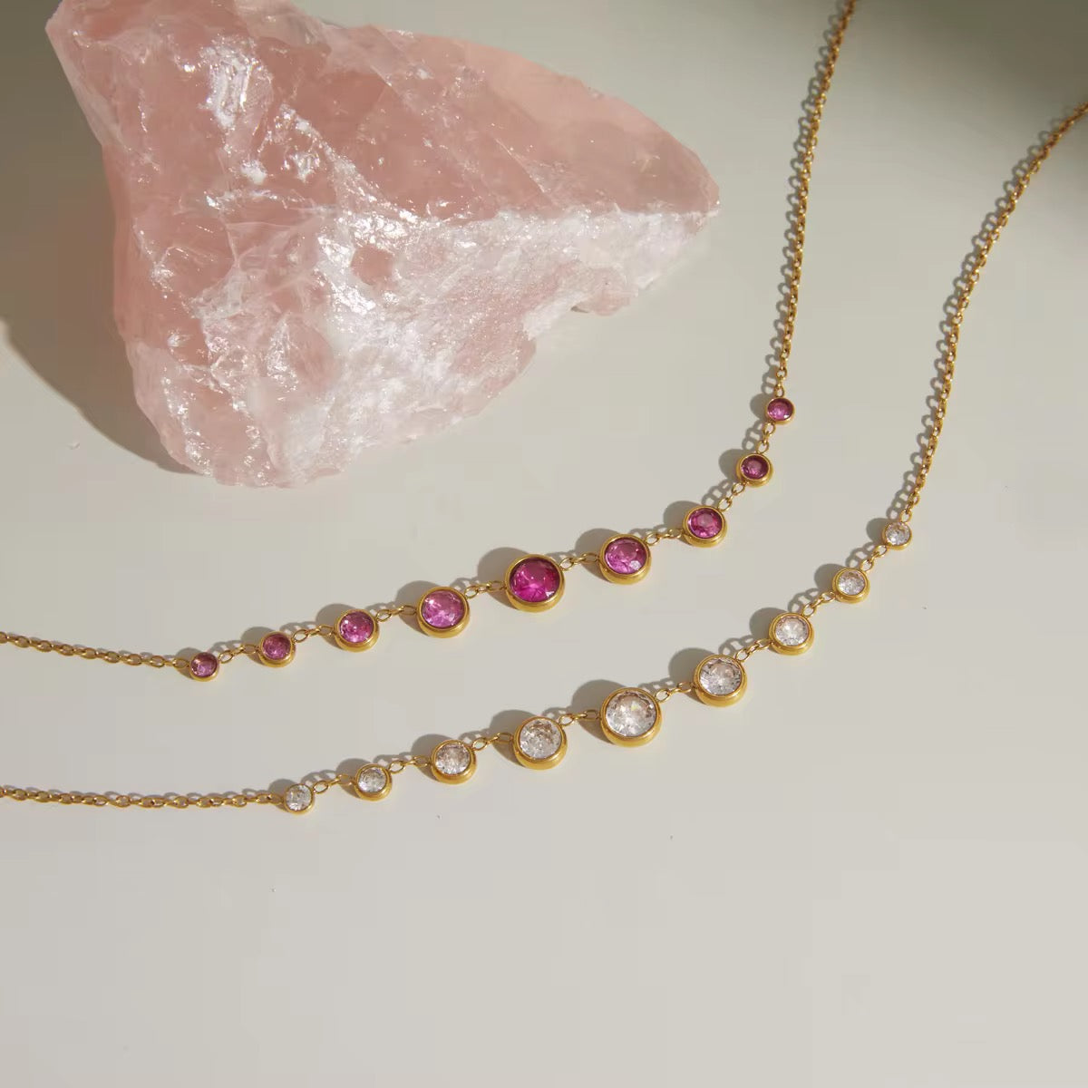 Rose Cascade Necklace