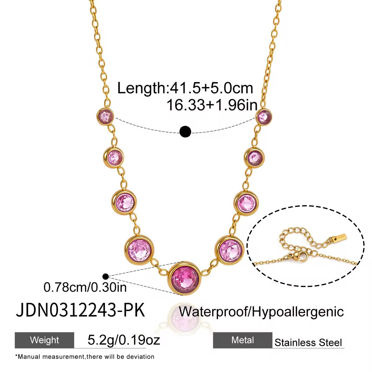 Rose Cascade Necklace