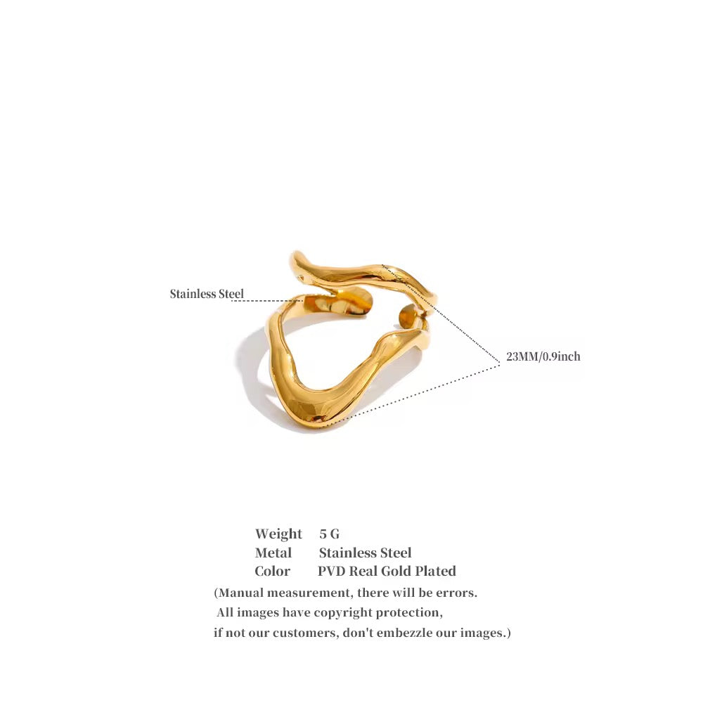 Solstice Wave Ring