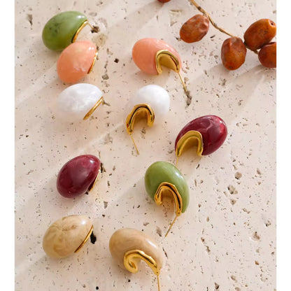 Sienna Resin Stud Earrings