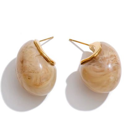 Sienna Resin Stud Earrings