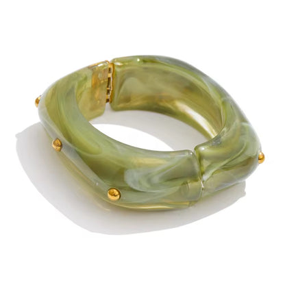 Verdelle Resin Bangle