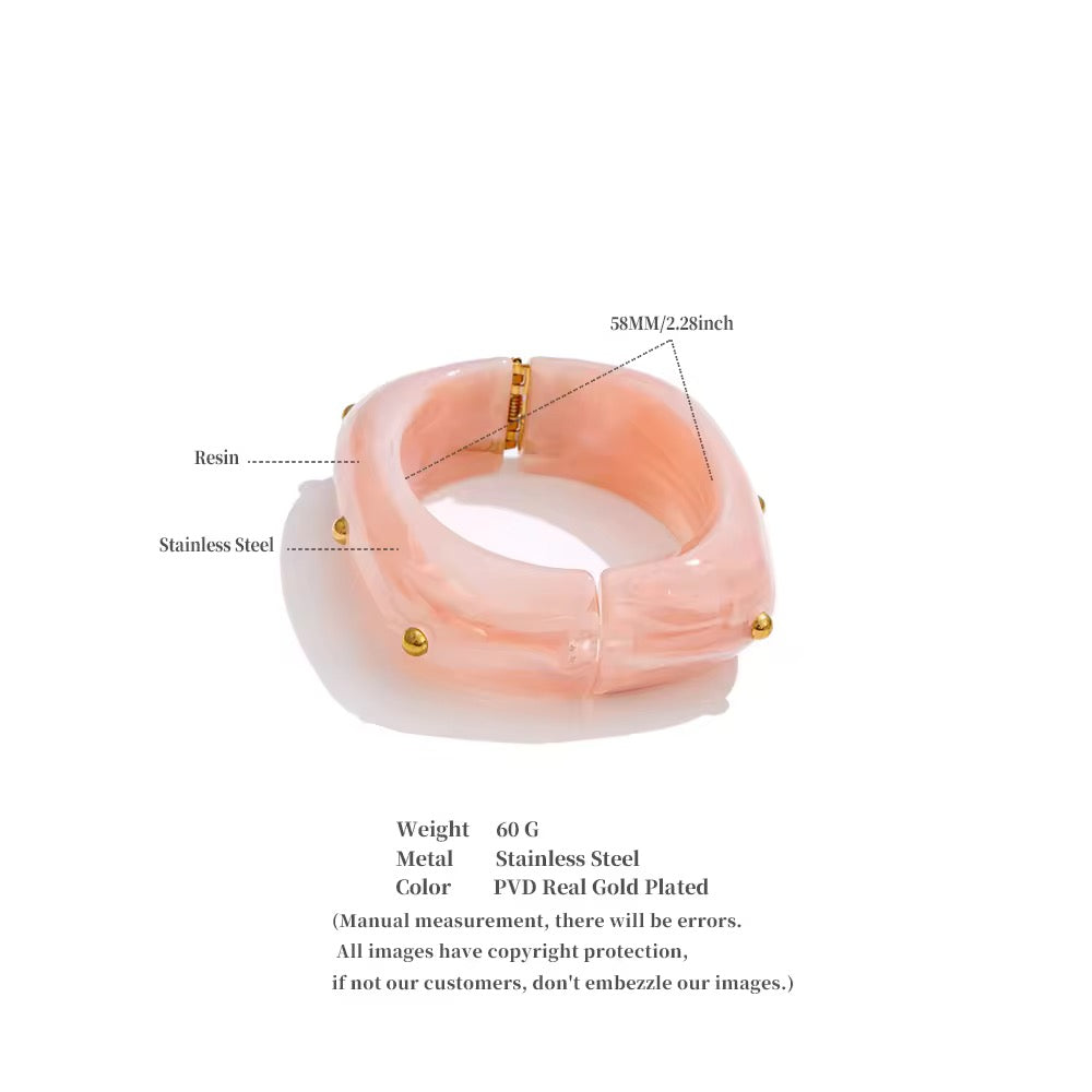 Verdelle Resin Bangle