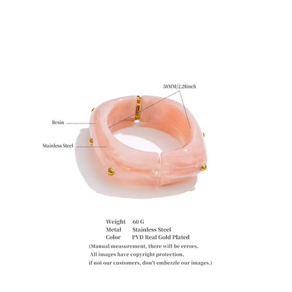 Verdelle Resin Bangle