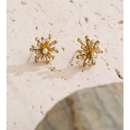 Celestia Bloom Stud Earrings