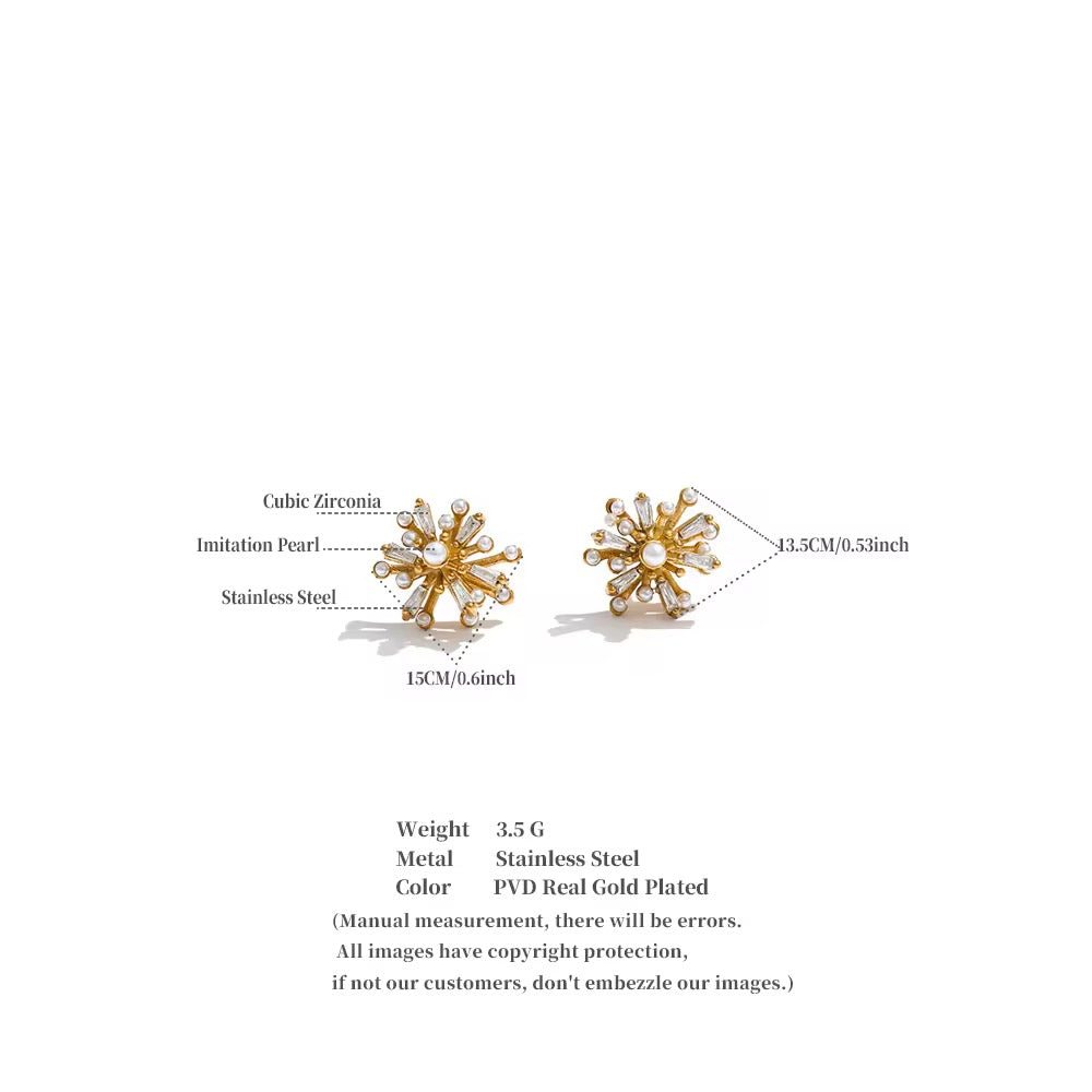 Celestia Bloom Stud Earrings