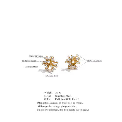 Celestia Bloom Stud Earrings