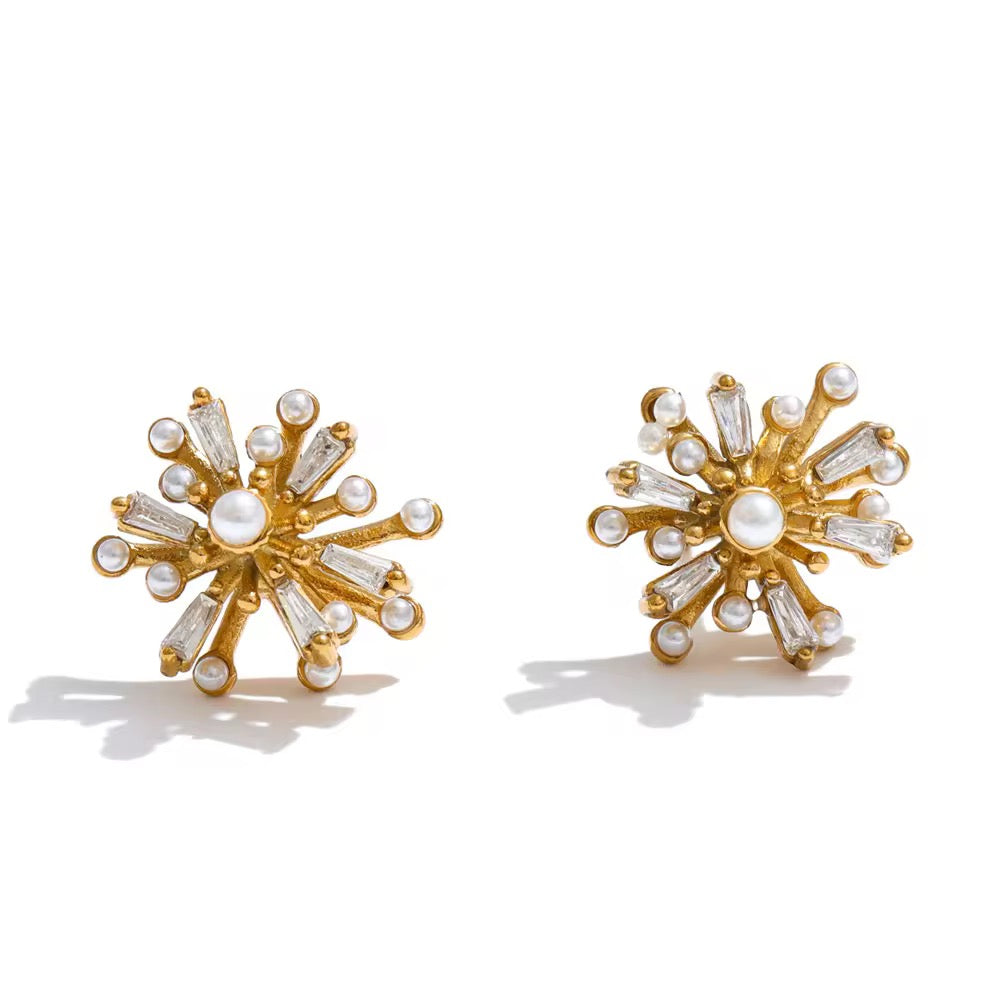 Celestia Bloom Stud Earrings