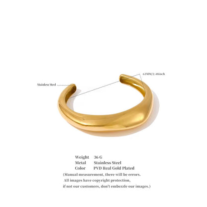 Nova Curve Cuff Bracelet