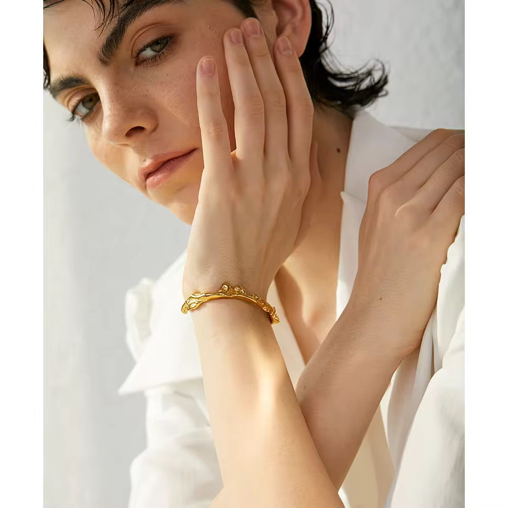 Auric Flow Cuff Bracelet