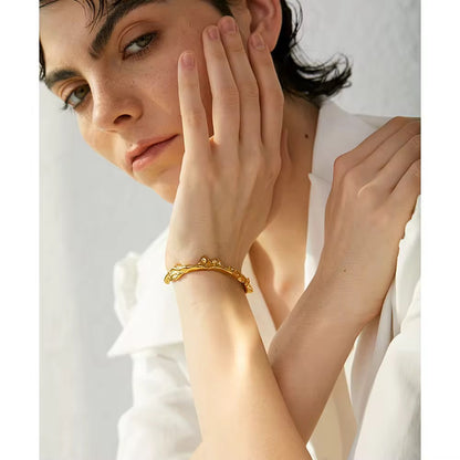 Auric Flow Cuff Bracelet