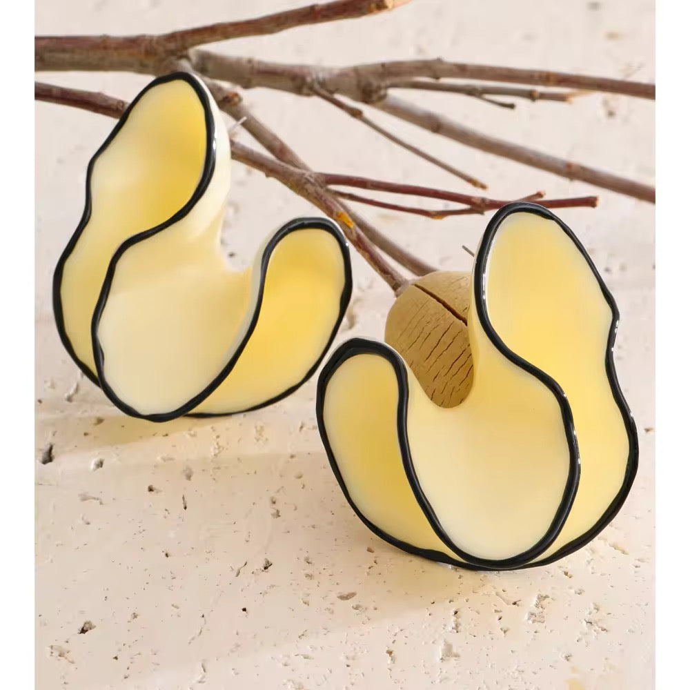 Ivory Bloom Statement Earrings